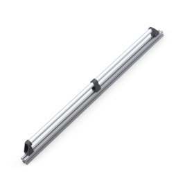 Алюминиевая ручка DH28-L1200-E2-C1 установленная на профиль