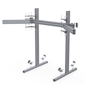 Схема сборки триплскрина: последовательность соединений