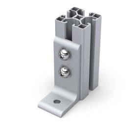 Опора из алюминия для профилей 40х40, к стенам, потолкам и полу.