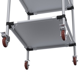 RSI-MST-700x600x1300-3 | Стойка подкатная 700х600х1300 3 полки изображение 4