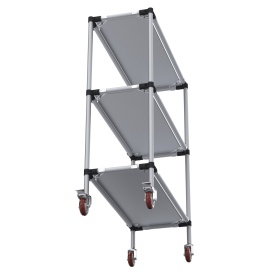 RSI-MST-1000x400x1300-3 | Стойка подкатная 1000х400х1300 3 полки изображение 2