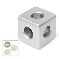 2073 | Трехсторонний кубический соединитель (к профилям серии 45)