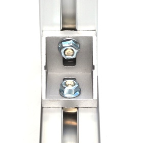 Профили 45х45 с алюминиевым соединителем арт. 1036