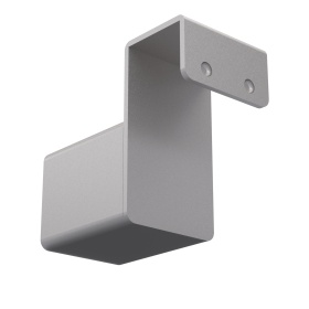 Элемент для соединения круглой трубы диаметром 28 мм с роликовой направляющей — деталь, разработанная специально для соединения трубы и направляющей в системах.