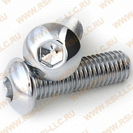 Винт М6х10 ISO7380 (полусфера) кл. пр. 10.9
