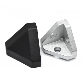 Трехсторонний внутренний угловой соединитель 40х40 с заглушкой