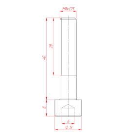  M8x40, DIN912