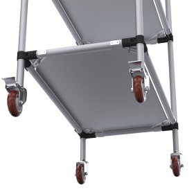 RSI-MST-900x500x1300-3 | Стойка подкатная 900х500х1300 3 полки изображение 4