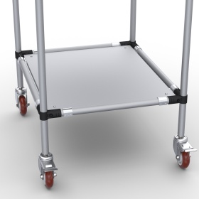 RSI-MST-700x600x900-2 | Стойка подкатная 700х600х900 2 полки изображение 5