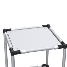 RSI-MST-500x500x1300-3 | Стойка подкатная 500х500х1300 3 полки изображение 4