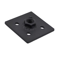 7004-сталь-М12 | Опорная плита стальная 60х60 (М12) паз 8 мм