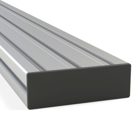 Заглушка из черного пластика к профилям 50х150 мм