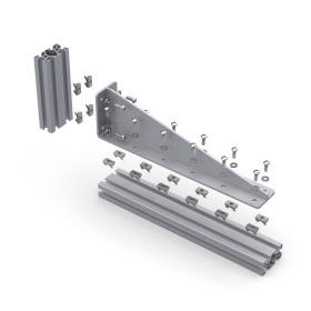 Стальной длинный сварной уголок 330 мм схема крепления на сухари с пружиной