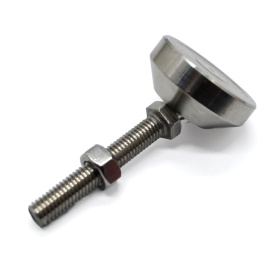 Опора-ножка артикул 7734 с наклонной конструкцией и шпилькой М8х50