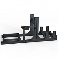 RSI-COCKPIT-4040-S10-BLACK | Кокпит для симрейсинга (серия 40 паз 10 мм) Черный