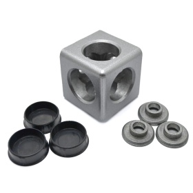 Трехсторонний соединитель алюминий серия 40