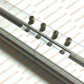Алюминиевый линейный соединитель для конструкционных профилей с пазом 10 мм