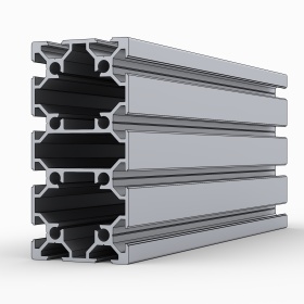 OB-60120B | Профиль 60х120 мм. Паз 8 мм (Анодированный) изображение 6