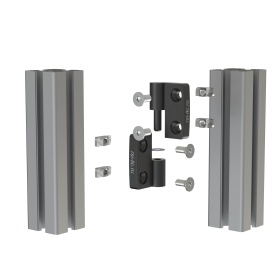 Схема крепления к профилю правого навеса 40 серии 3181