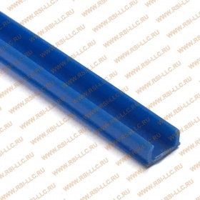 Заглушка синяя пластиковая, синяя, к алюминиевым профилям с пазом 6 мм