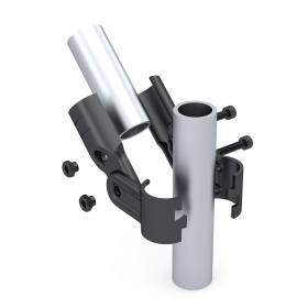 Схема крепления: Металлический модульный кронштейн RSI-DF7B