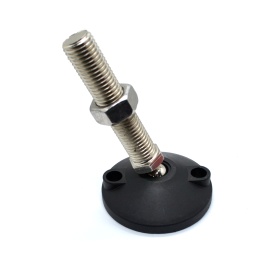 7084 | Опора регулируемая. Основание 100 мм. Шпилька М24х120 мм