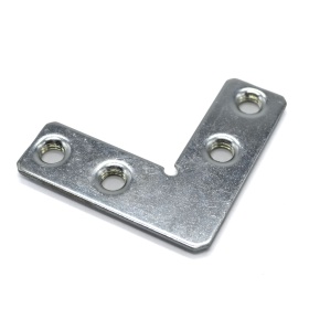 Металлический угловой соединитель к профилям с пазом 10 мм