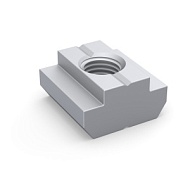 5074AL | Сухарь пазовый алюминиевый, паз 10, М8