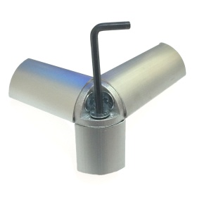 Крепление профилей 30R сферическим соединителем арт. 2013