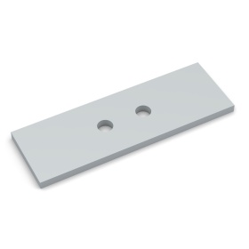 П-40120-D8 | Пластина проставочная 40x120 мм, 2 отв. D8 изображение 0
