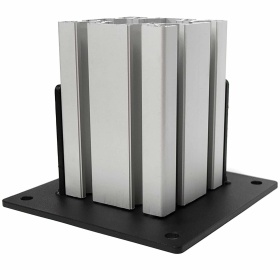 Опора фундаментная для станочных профилей 80х80