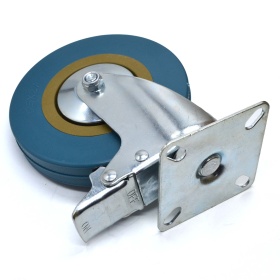 Колесо промышленное с платформой с ножным тормозом