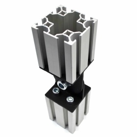 Соединение торец-торец профилей 60х60, вид сверху