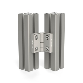 Схема установки петли для профилей алюминиевых 40 серии