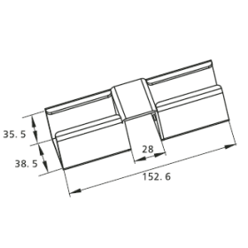 Чертёж кронштейна RSI-FH2045E с указанием размеров