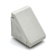 1033cap/4073-GRAY | Заглушка к угловому соединителю, серая 20х20 мм арт. 1033