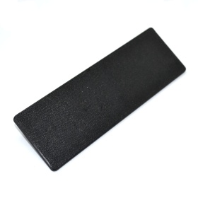 Черная пластиковая заглушка 50х150 мм