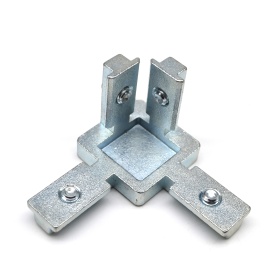 335.1400A.01 | Трехсторонний внутренний угловой соединитель, 40х40, паз 10 мм изображение 2