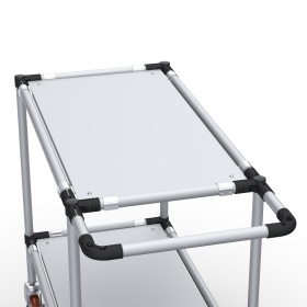 RSI-MST-900x500x900-2 | Стойка подкатная 900х500х900 2 полки изображение 2