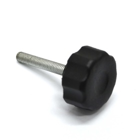 Фиксатор с резьбой М5х30 и основанием d25 мм