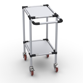 RSI-MST-500x400x900-2 | Стойка подкатная 500х400х900 2 полки изображение 6