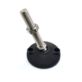 7082 | Опора регулируемая. Основание 100 мм. Шпилька М20х120 мм