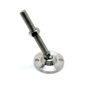 7794 | Опора наклонная нержавеющая. Основание 100 мм. Шпилька М20х150 мм.