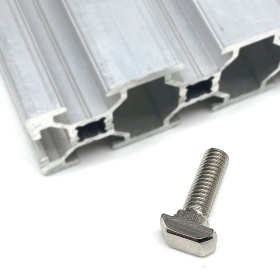 Картинка Болт Т-образный нержавеющий М5х16 паз 6 серия 20