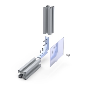 2131 | Внутренний угловой соединитель для монтажа панелей, паз 8 изображение 6
