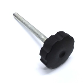 Ручка-фиксатор барашкового типа с резьбой М10х105 мм и пластиковым основанием 50 мм