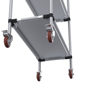 RSI-MST-1000x400x1300-3 | Стойка подкатная 1000х400х1300 3 полки изображение 3