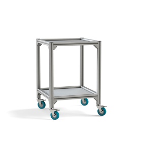 Стойка квадратная из алюминия 600 х 600 мм передвижная