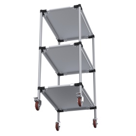 RSI-MST-800x500x1300-3 | Стойка подкатная 800х500х1300 3 полки изображение 4