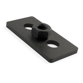 7002-S10-STEEL-М12 | Опорная плита стальная M12-40х80 паз 10 мм изображение 0